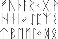 Die Germanische Schriftzeichen die Runen