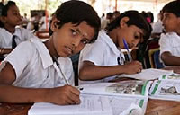 Schüler in Sri-Lanka