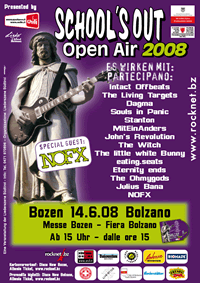 Plakat Schools-Out-Festival 2008