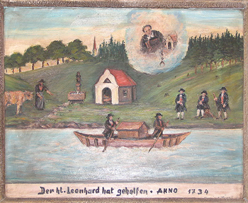 Votivbild St. Leonhard Innmuseum Rosenheim (Foto A. Prock)