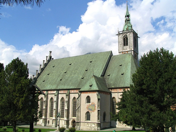 Pfarrkirche Schwaz – außen (Foto A. Prock)