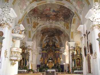 Pfarrkirche Gossensass – innen – Franz de Paula Penz (Foto A. Prock)