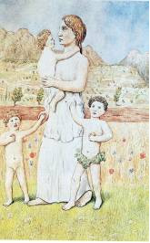 Maternità nel paesaggio perginese, 1932 - Tullio Garbari