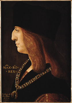 Kaiser Maximilian I. (Gemälde des Kunsthistor. Museums Wien, Schloss Ambras)