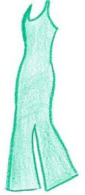 Grünes Kleid