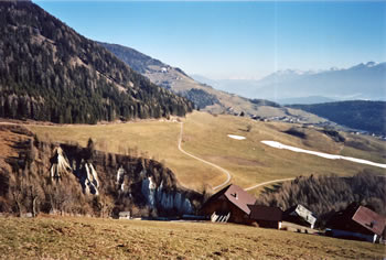 Westliches Pustertal, Erdpyramiden bei Terenten