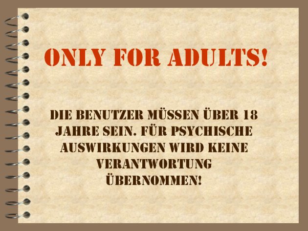 Only for adults!