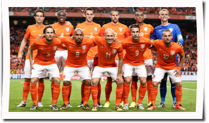 Fußballteam Niederlande