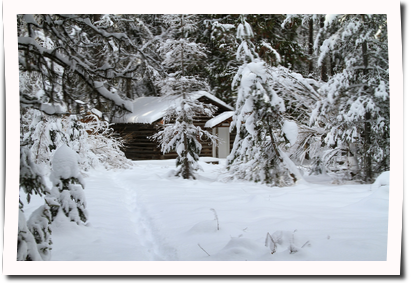 Haus im Schnee