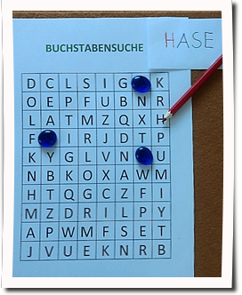 Buchstabensuche