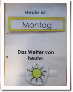 Foto 1_Wochentag und Wetter bestimmen