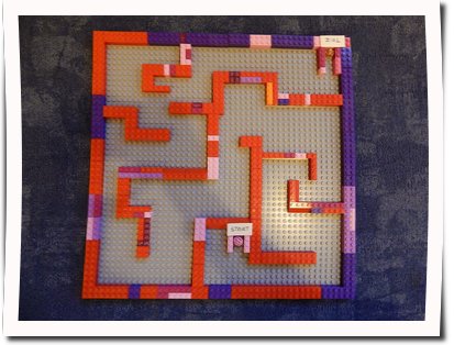 Kugellabyrinth aus Lego (2)