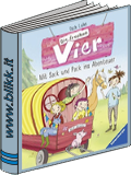 Die frechen Vier. Mit Sack und Pack ins Abenteuer titelbild