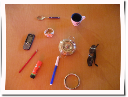 1 beliebige Anzahl an Gegenst&auml;nden, KimSpiel