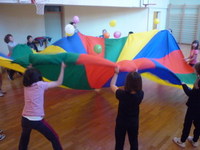 Spiel und Spa� beim Turnen